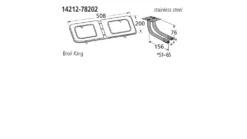 14212-78202 BBQ Burner - Broil King
