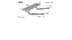 16642 BBQ Burner - Manhattan