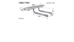 16682-71602 BBQ Burner - Outback