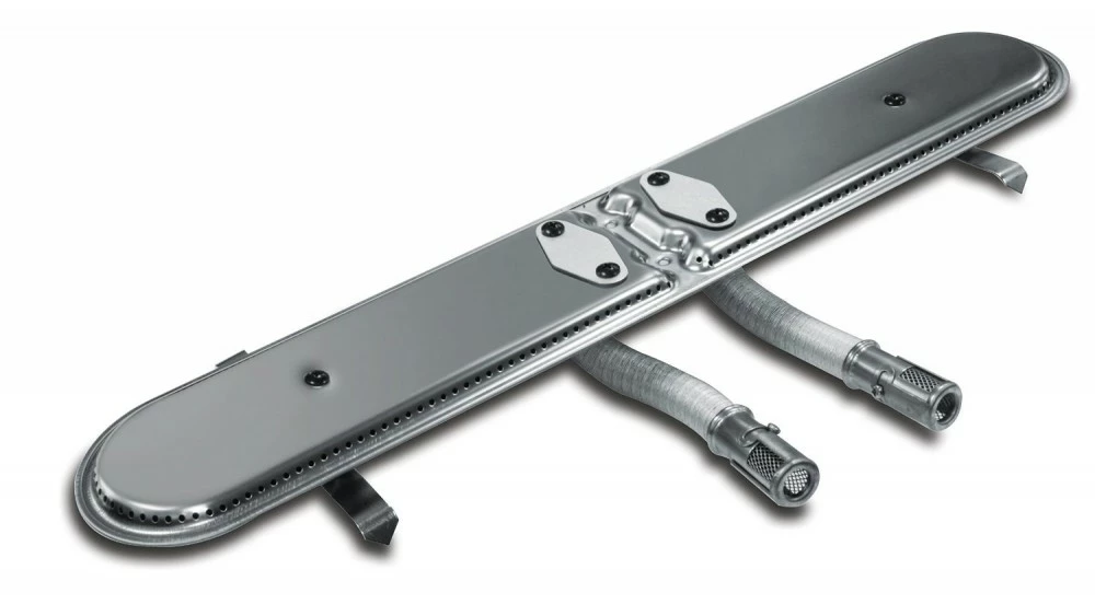 BBQ Grill Pro 19' Twin Stainless Steel Bar Burner With 2 Flexible 7.5'/10.5' Venturis 1 BBQ Grill Pro 19' Twin Stainless Steel Bar Burner With 2 Flexible 7.5'/10.5' Venturis