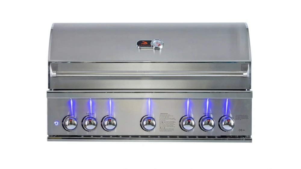 Whistler Grills - Burford 5 Built In Gas BBQ - Free Cover & Rotisserie 1 Whistler Grills - Burford 5 Built In Gas BBQ - Free Cover & Rotisserie