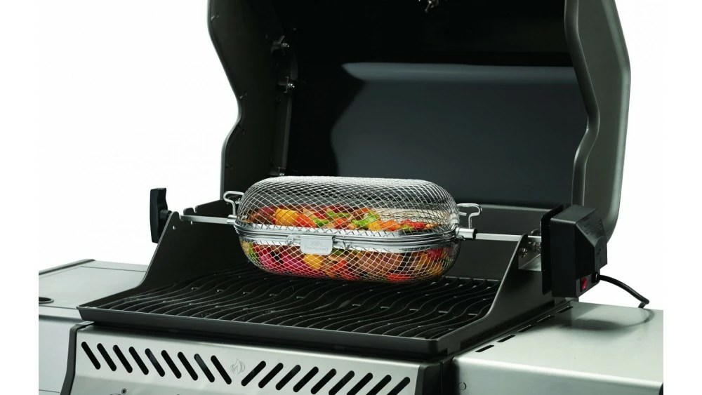 Napoleon Stainless Steel Rotisserie Basket 64000 1 Napoleon Stainless Steel Rotisserie Basket 64000
