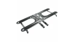 BBQ Grill Pro 15.5' Medium Twin Stainless Steel Burner With 2 Flexible 7.5'-10.5' Venturis