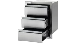 Napoleon Stainless Steel Built In Triple Drawer - BI-1824-3DR