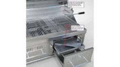 Sunstone 42" Gas Hybrid Dual Zone Built In BBQ -THE BBQ Shop EMCHDZ42 5 1000x563 1