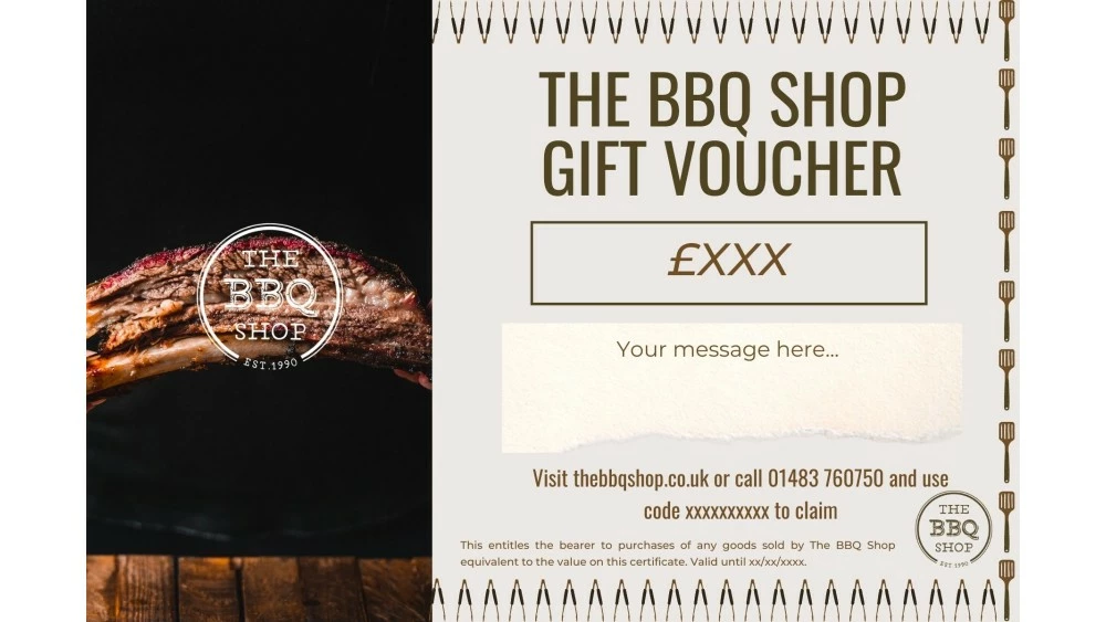 The BBQ Shop Gift Voucher 1 The BBQ Shop Gift Voucher