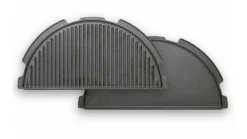 Big Green Egg - Cast Iron Plancha Griddle (Half Moon) For Large EGGspander 122988