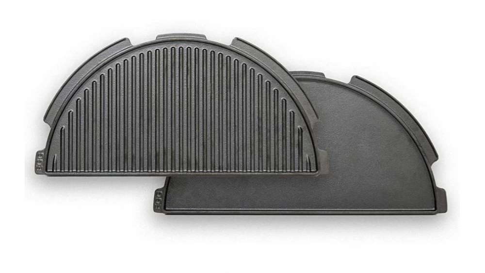Big Green Egg - Cast Iron Plancha Griddle (Half Moon) For Large EGGspander 122988 1 Big Green Egg - Cast Iron Plancha Griddle (Half Moon) For Large EGGspander 122988