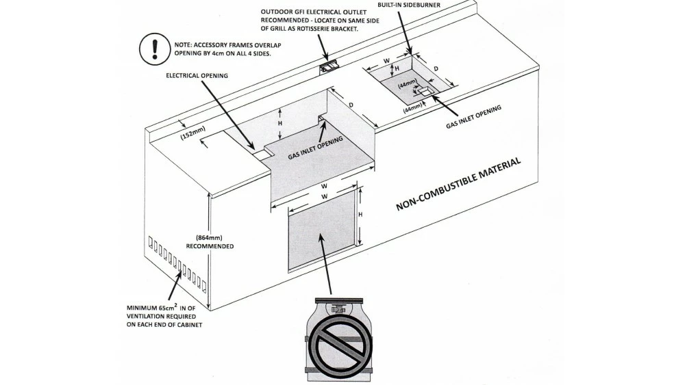 Napoleon BILEX485RBPSS-1-CE Built In Gas BBQ 3 Napoleon BILEX485RBPSS-1-CE Built In Gas BBQ - Image 3
