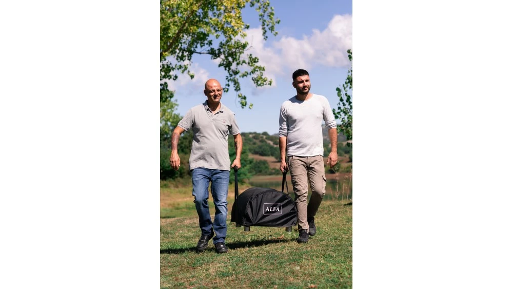 Alfa Forni Moderno Portable Pizza Oven - Antique Red 5 Alfa Forni Moderno Portable Pizza Oven - Antique Red - Image 5