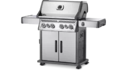 Napoleon Rogue RSE525RSIBPSS-1-GB Gas BBQ - Free Cover & Accessories -THE BBQ Shop Rogue 1 RSE525 Prod Ang SS KnobsOn 1000x563 1