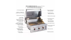 Sunstone Ruby Series 3 Burner Built In Gas BBQ 18 Sunstone Ruby Series 3 Burner Built In Gas BBQ -THE BBQ Shop Ruby3B 21 1000x563 1