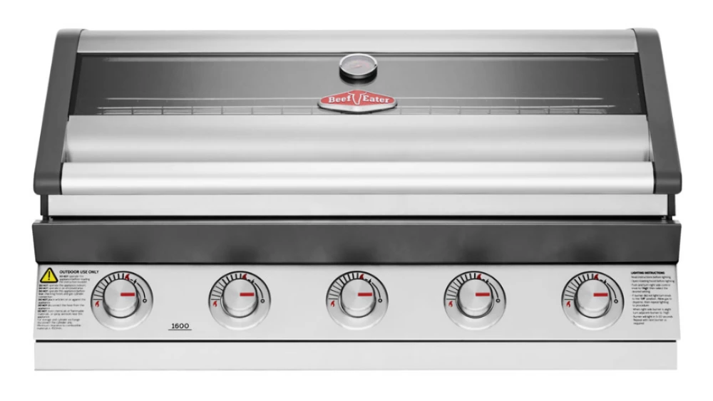 Beefeater 1600S Built In 5 Burner Gas BBQ 1 Beefeater 1600S Built In 5 Burner Gas BBQ
