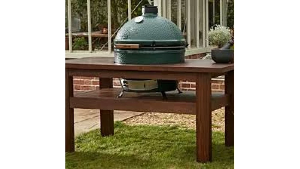 Big Green Egg XL Premium Royal Mahogany Table Bundle 2 Big Green Egg XL Premium Royal Mahogany Table Bundle - Image 2
