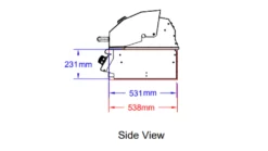 Bull Angus Built In LPG Gas BBQ 8 Bull Angus Built In LPG Gas BBQ -THE BBQ Shop bull angus side view 1000x563 1