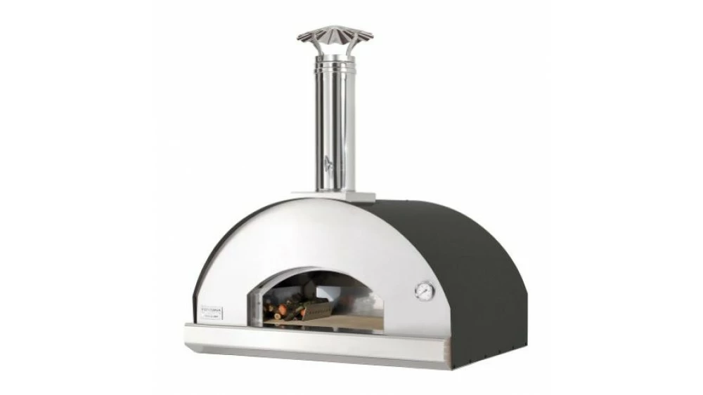 Fontana - Mangiafuoco Built In Wood Pizza Oven - Anthracite 1 Fontana - Mangiafuoco Built In Wood Pizza Oven - Anthracite