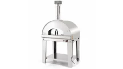 Fontana - Mangiafuoco Gas Pizza Oven With Trolley - Stainless Steel