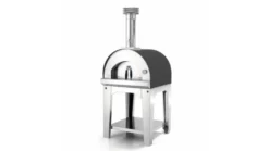 Fontana - Margherita Wood Pizza Oven With Trolley - Anthracite