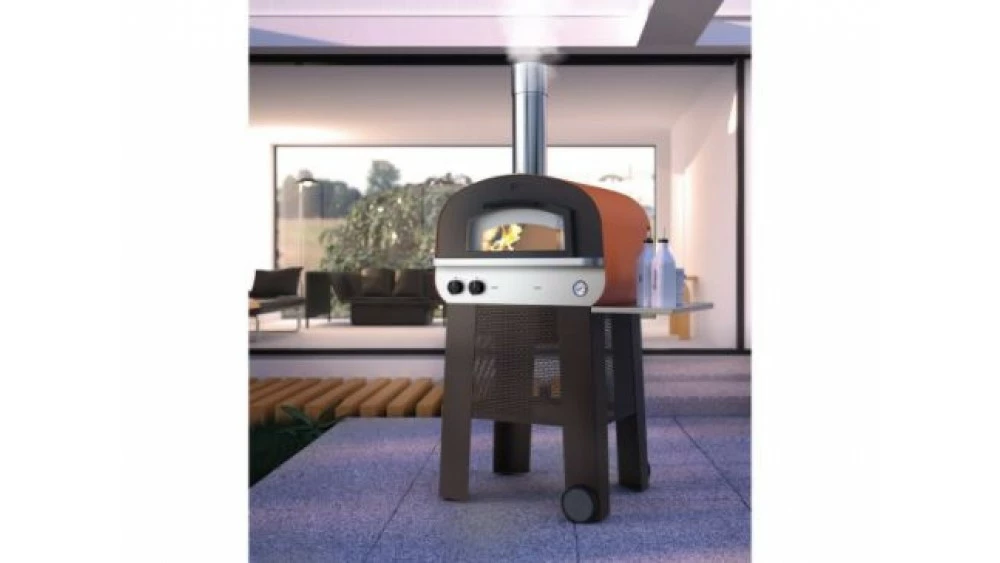 Fontana - Piero Gas & Wood Fire Oven With Trolley 3 Fontana - Piero Gas & Wood Fire Oven With Trolley - Image 3